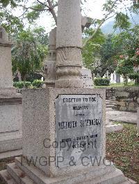 Hong Kong Cemetery - Ashing, 